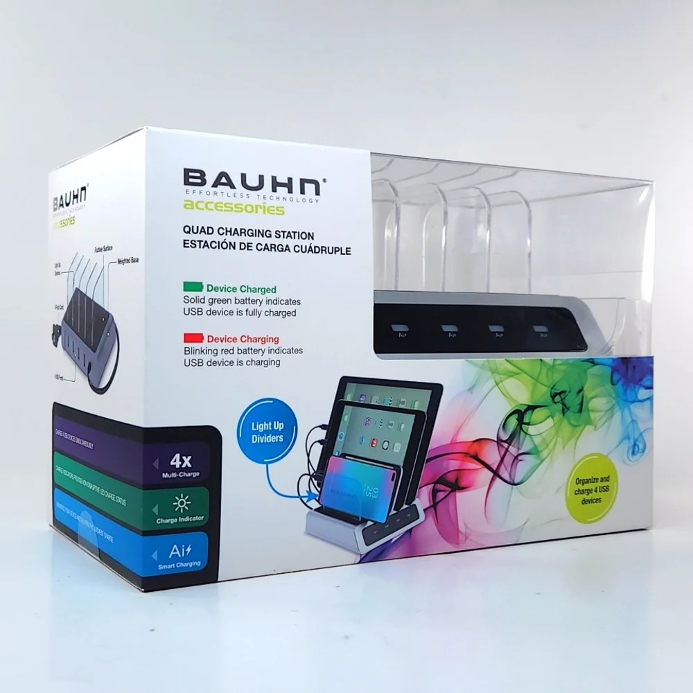 Bauhn Quad Charging Station Factory Sealed